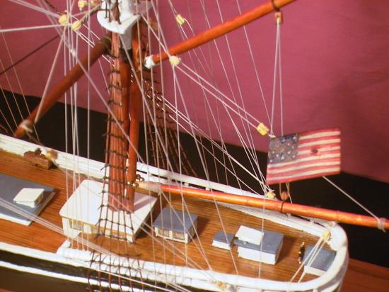 Clipper ship aft deck