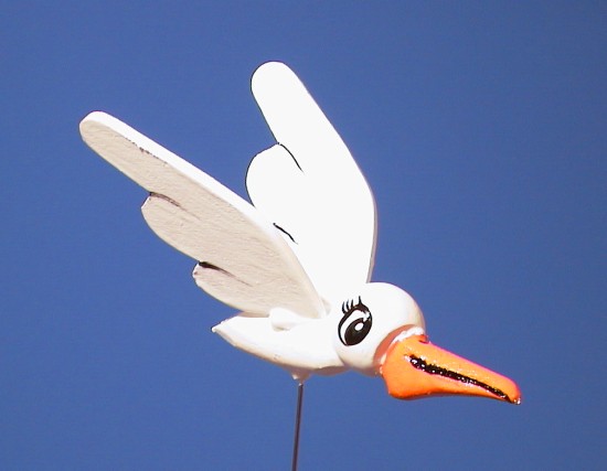 Crab Fisherman Wind Toy Pelican