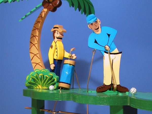 Golfer Whirligig